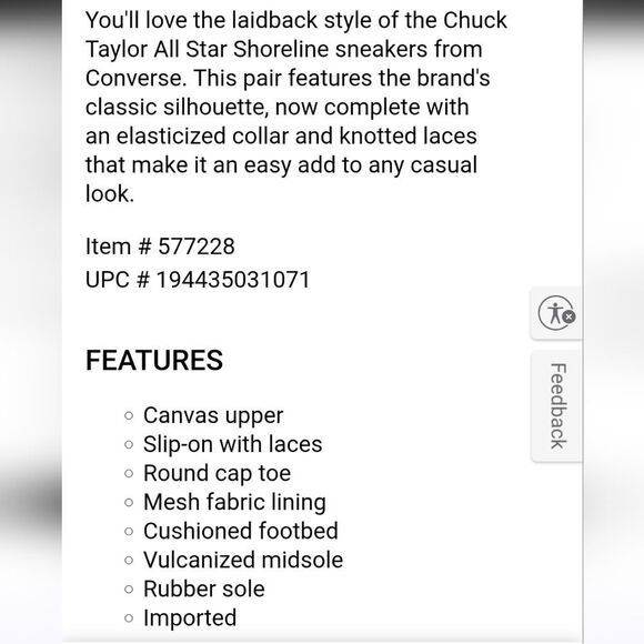 Converse Chuck Taylor All Star Shoreline Slip-On Sneakers - Picture 8 of 12